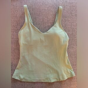 Like New Lululemon Lime Green Align Tank Top Light Support A/B Cup Size 6